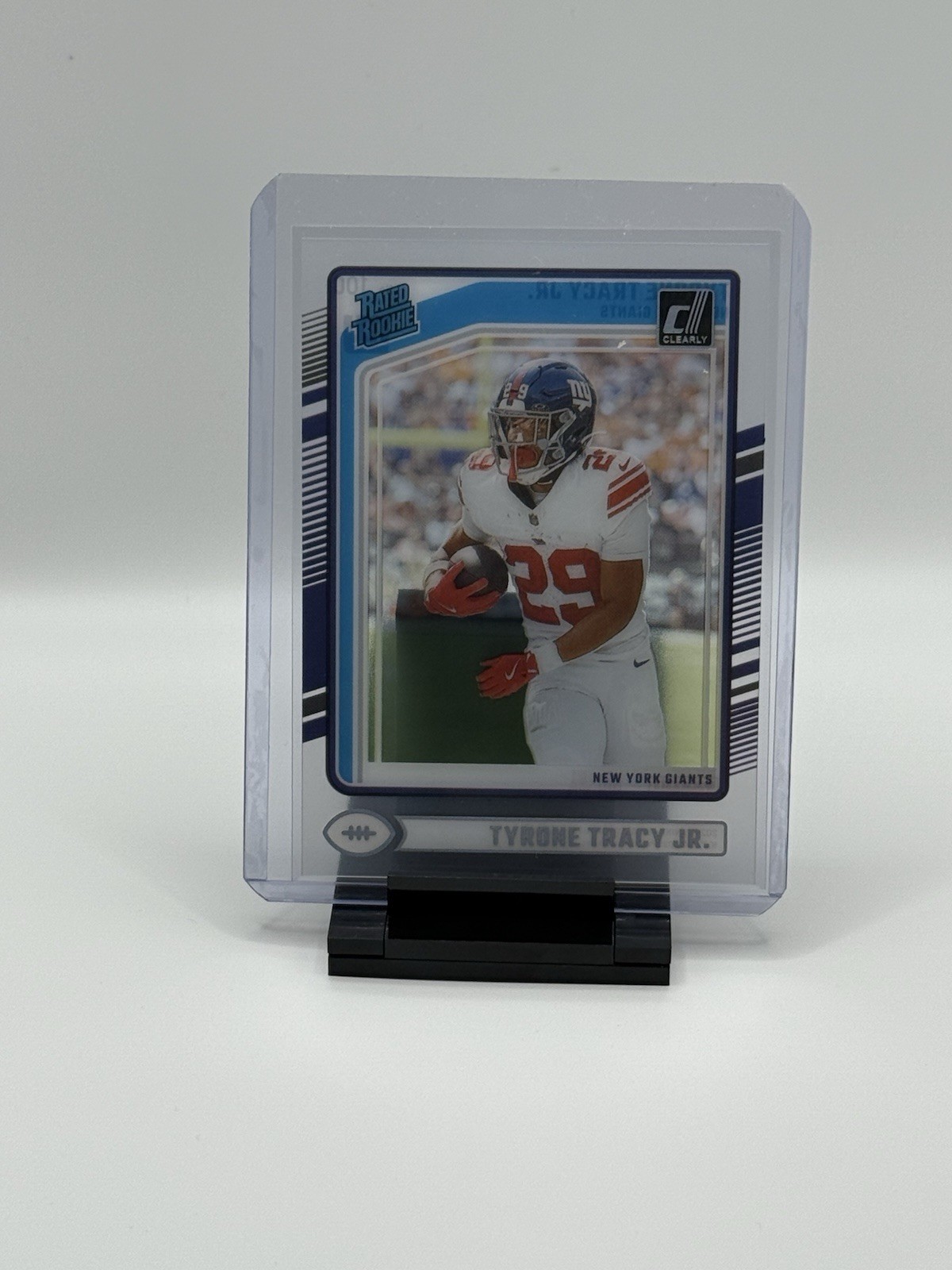 2024 Panini Clearly Donruss - Rated Rookie Tyrone Tracy Jr. #100 (RC)