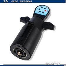 Trailer Lights Troubleshooting 7 Pin Flat Trailer Connector Tester Turn Signal Tail Lights Troubleshooting