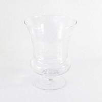 Inna-Glas Pokalvase Catania Aus Glas, Klar, 29,5 Cm, Ø23 Cm