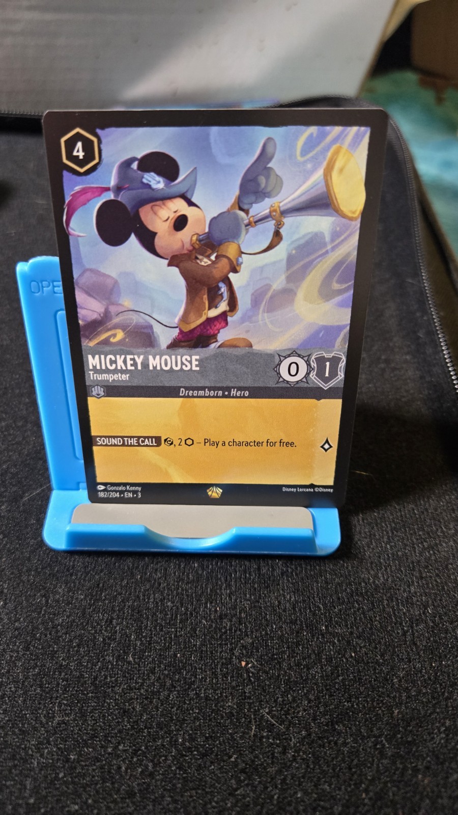 Lorcana Mickey Mouse -Trumpeter - Trumpeter (182/228) Into the Inklands NM