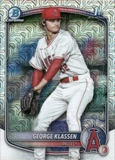 2025 Bowman #BCP-63 George Klassen Chrome Prospects Mojo Refractor