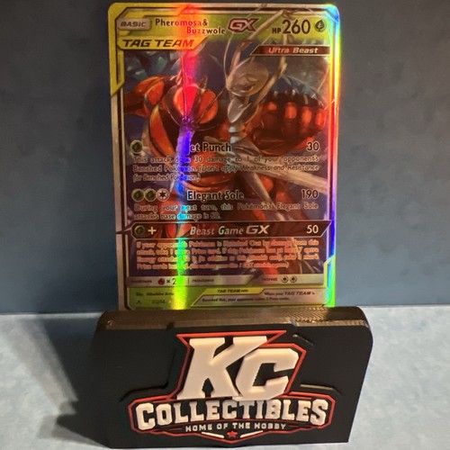 Pheromosa & Buzzwole GX 1/214 Tag Team Unbroken Bonds Pokémon NM/M