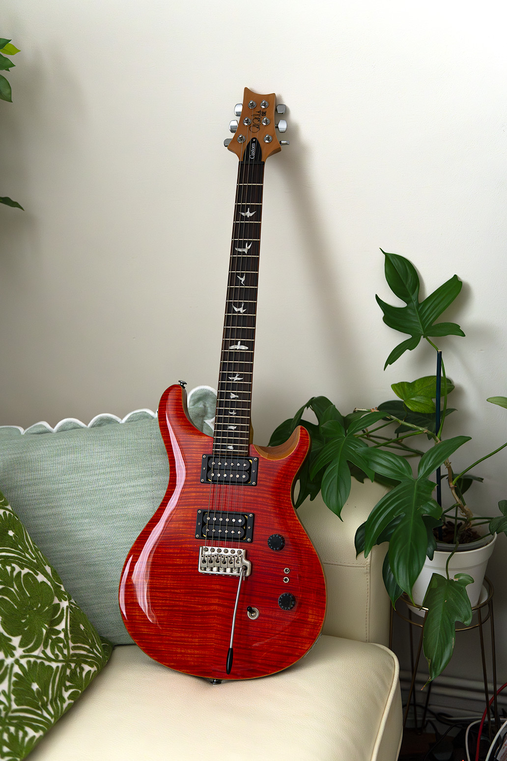 PRS SE Custom 24-08 Blood Orange Electric Guitar