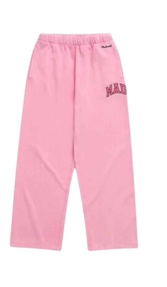 Gap MadHappy Cropped Mad Hoodie + Straight Leg Sweatpants Set Pink MSRP208