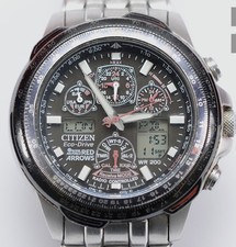 Men's Citizen Eco Drive Skyhawk Red Arrows Solar Chrono RC watch U600-S102494-KA