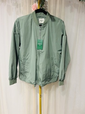 Halara Sage Green Bomber Jacket Women s Size S New With Tags