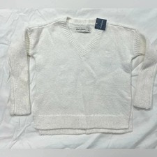 Kids, Abercrombie white sweater 3/4