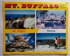 Mt Buffalo National Park Victoria Foldout 'Rose Series' Retro Postcard 11 views
