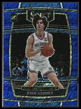 Josh Giddey 2021-22 Panini Select Blue Shimmer #58 Rookie
