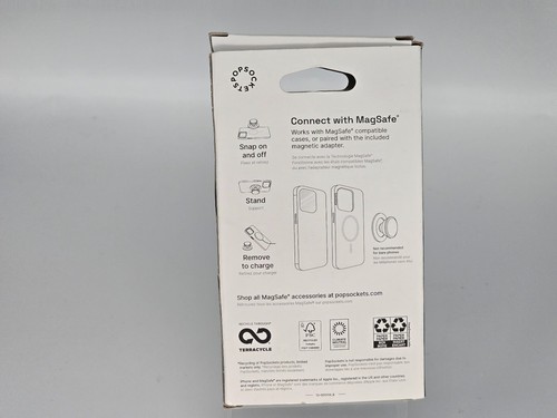 PopSockets Magnetic Phone Grip with MagSafe, No Adapter Ring Included **OPEN BOX - Photo 2 sur 2