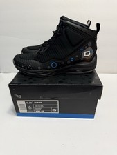 Q4 Sports Jet Black Basketball Shoes Mens Size 7.5 High Top Sneakers Q4MB-013NIB