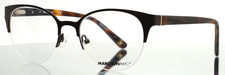 MARCHON NYC M-4004 210 Brown Womens Semi Cat Eye Eyeglasses 50-18-135 B:42