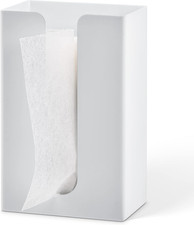 Magnetic Dryer Sheet Holder,Dryer Sheet Container Dispenser,Metal,White  Laundr