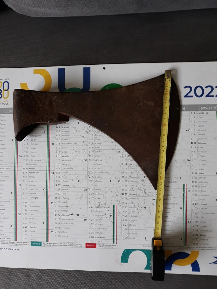 ANCIEN FER DE GRANDE HACHE FL - Photo 3/4