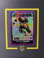 2021-22 O-Pee-Chee Platinum Preview Violet Pixels Sidney Crosby FCOG