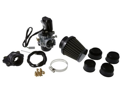 Vergaserkit 2EXTREME 17,5mm mit Choke passt für Yamaha Aerox MBK Nitro Beta Ark