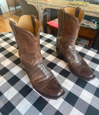 Lucchese boots women size 8 -  excellent condition, worn once!