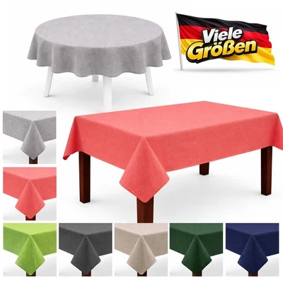 Gartentischdecke Weichschaum wetterfest rutschfest Outdoor Tischdecke Balkon PVC - Bild 1 von 4