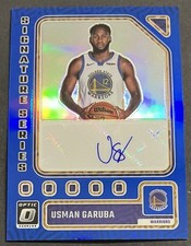 2023-24 Donruss Optic Signature Series Blue Usman Garuba Autograph 1/25 First!!