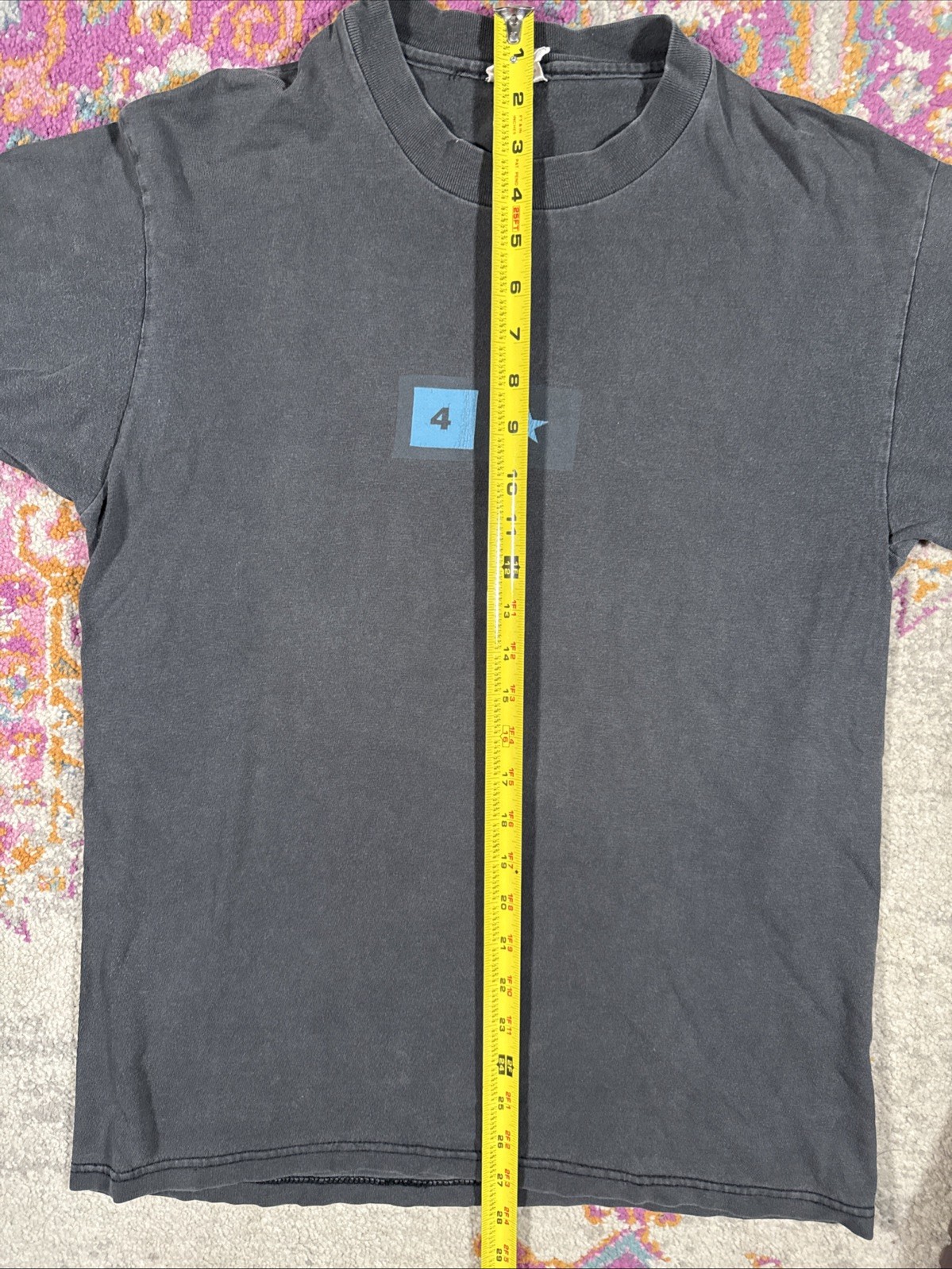 Fourstar Skate T Shirt Size Small Black Vtg