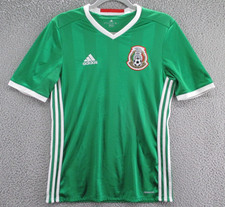 Mexico Soccer Jersey Shirt Youth XL Green Adidas National Team Home Football