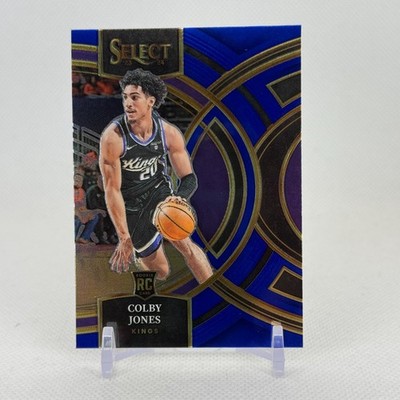 2023-24 Colby Jones Select Premier Blue #132, G, Kings, NBA, RC