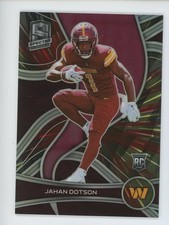 2022 PANINI SPECTRA FOOTBALL 148 JAHAN DOTSON ROOKIE HYPER PRIZM 20/75