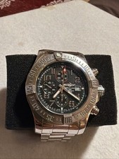 BREITLING Super Avenger II Date Chronograph Automatic Men's Watch Preown No Box