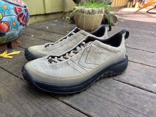 keen ks mino trail hiking shoes size 9.5 brindle birch/black