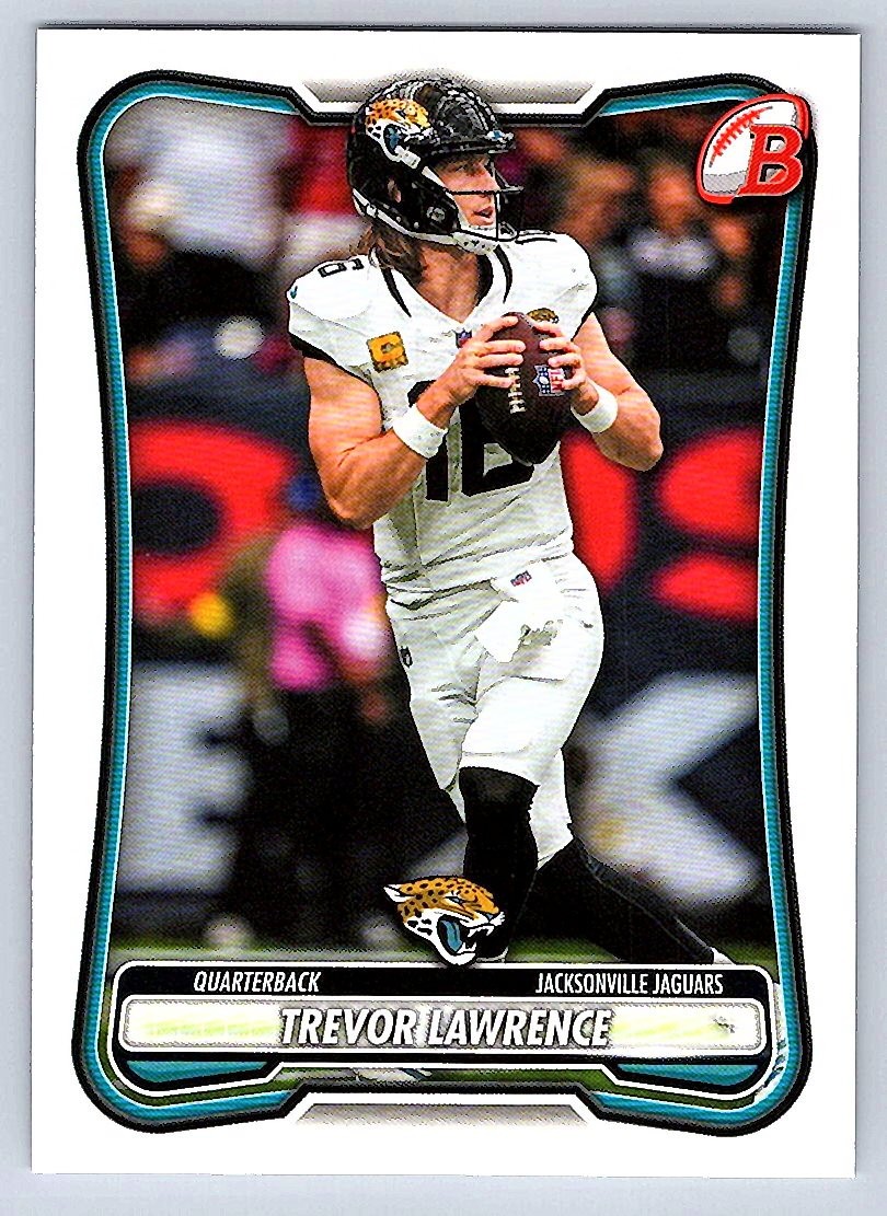 2026 Bowman Base # 51 - Trevor Lawrence - Jacksonville Jaguars - 2 Card Minimum