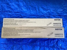 NEW! Lot of 2, Xerox 106R03733/34 K/Y Toner Cartridge