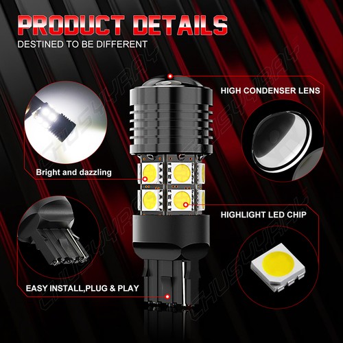 LED Backup Reverse + Rear Turn Signal Light Bulbs for Toyota 4Runner Highlander - Picture 8 of 13