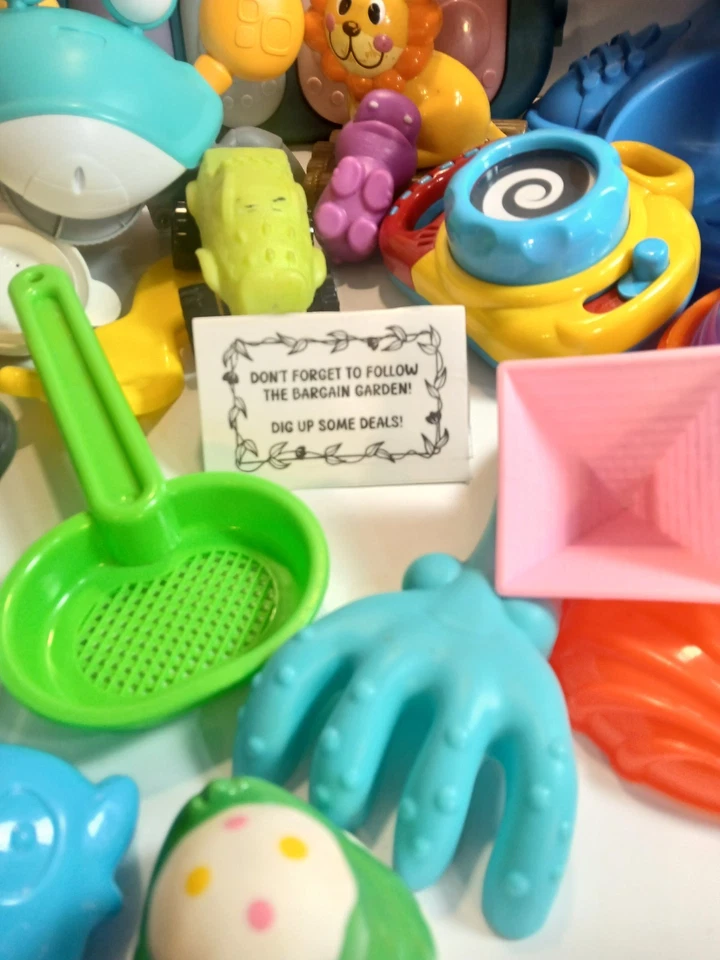 Огромный лот игрушек для малышей ясельного возраста игрушки для игр на открытом воздухе/в помещении 40+ шт. - Изображение 3 из 4