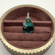 Handmade Wire Wrapped Pendant - Teardrop Pendant