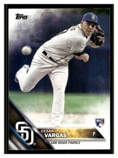 2016 Topps Update #US289 Cesar Vargas San Diego Padres Baseball Card 34583
