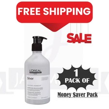 L’Oreal Professionnel Silver Shampoo 500ml Anti-Yellow Purple Toner Cleanser