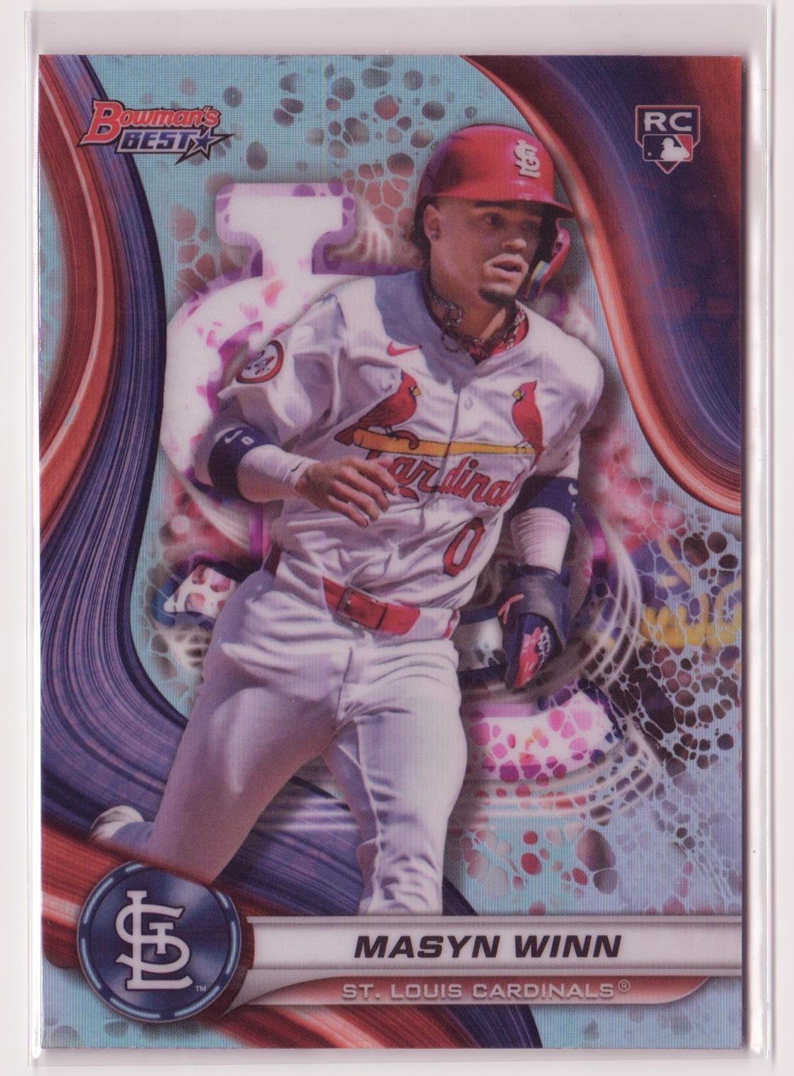 2024 Bowman's Best Masyn Winn #60 RC Rookie Refractor