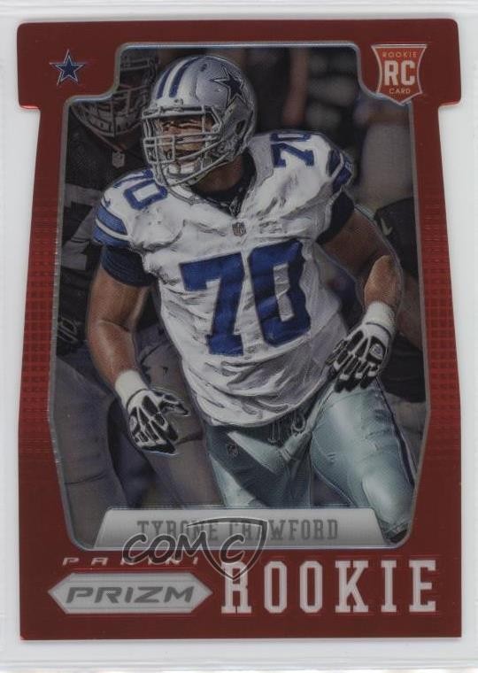Tyrone Crawford Panini Prizm #296 Red Prizm Die-Cut
