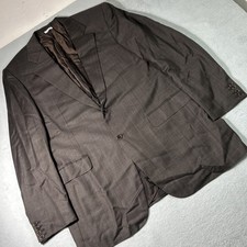 Vintage Brioni Neiman Marcus Italy Wool Blazer Mens Large Single Vent Checker
