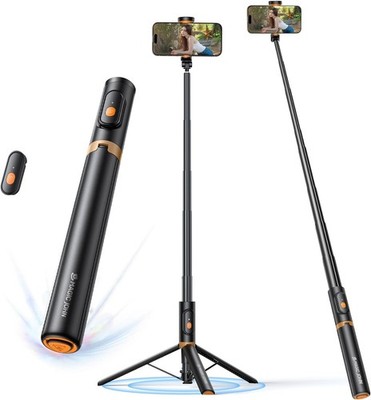 Selfie Stick 150cm Bluetooth Stativ Handy Halterung Abnehmbar iPhone Android