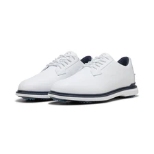 Puma Mens Royale Spiked Golf Shoe 310726 White/Navy US 9