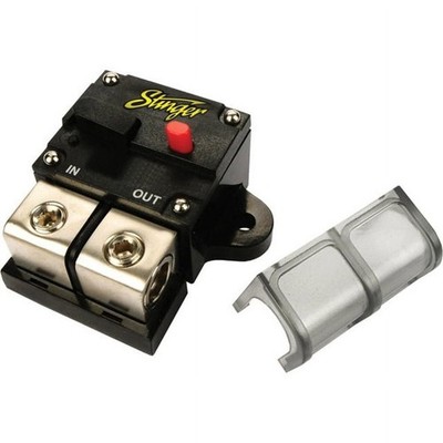 Stinger SGP90801 80A Circuit Breaker Manual Reset 1/0 4GA Car Audio