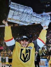 Brett Howden Hard Signed 8.5x11 Photo.  Las Vegas Golden Knights. Stanley Cup 