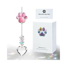 Pet Memorial Suncatcher - Dog Memorial Gifts, Pet Loss Sympathy, Thoughtful Dogs