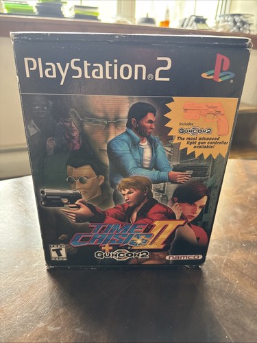 Guncon 2 + Time crisis 2 Pack Namco Playstation 2 ps2 Complet cib
