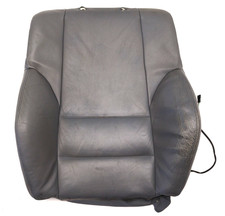 Bmw E46 Heated Front Sport Seat Back Upper Cushion Gray Leather 52108234947