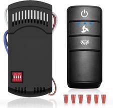 Hampton Bay Ceiling Fan Remote Control Kit, Universal 3-Speed Remote Replacement