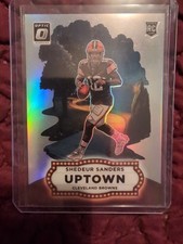 SHEDEUR SANDERS Rookie Uptown 2025 Panini Donruss Optic SSP #18Rc Rare Case Hit