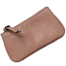 Gucci coin case with key ring ec-23594 pink 368879 good condition leather used