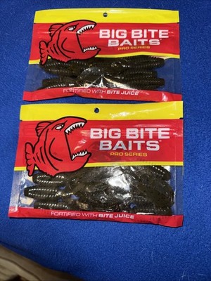 Big Bite Baits Lot Or 2 Packs Plastic Baits